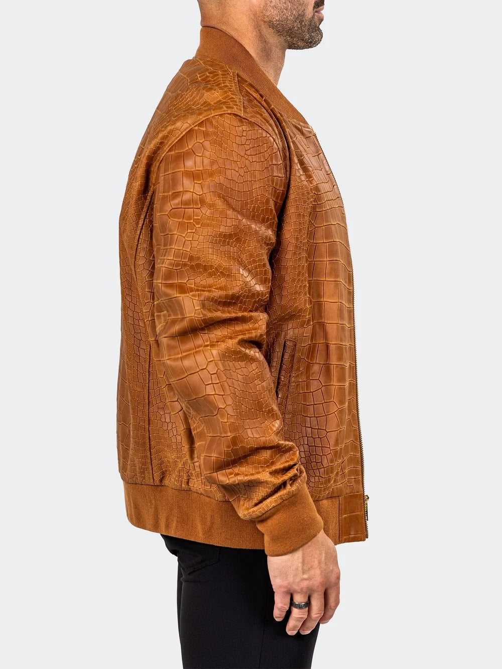 Maceoo Jacket | Leather Marthyr026 Brown