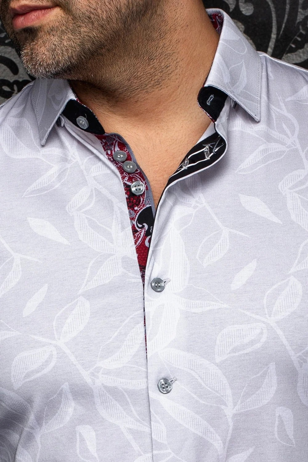Au Noir Stretch Shirt | Azrak Greige