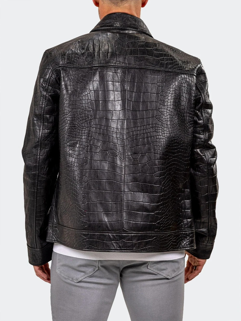 Maceoo Jacket | Leather Marthyr030 Black