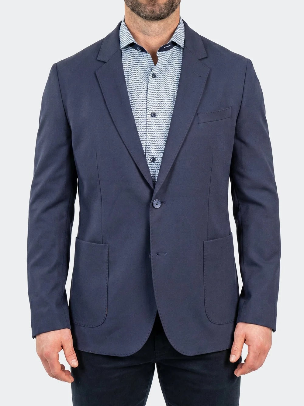 Maceoo Blazer | Descartes Blazer Unconstructed Unknown 0006 Blue