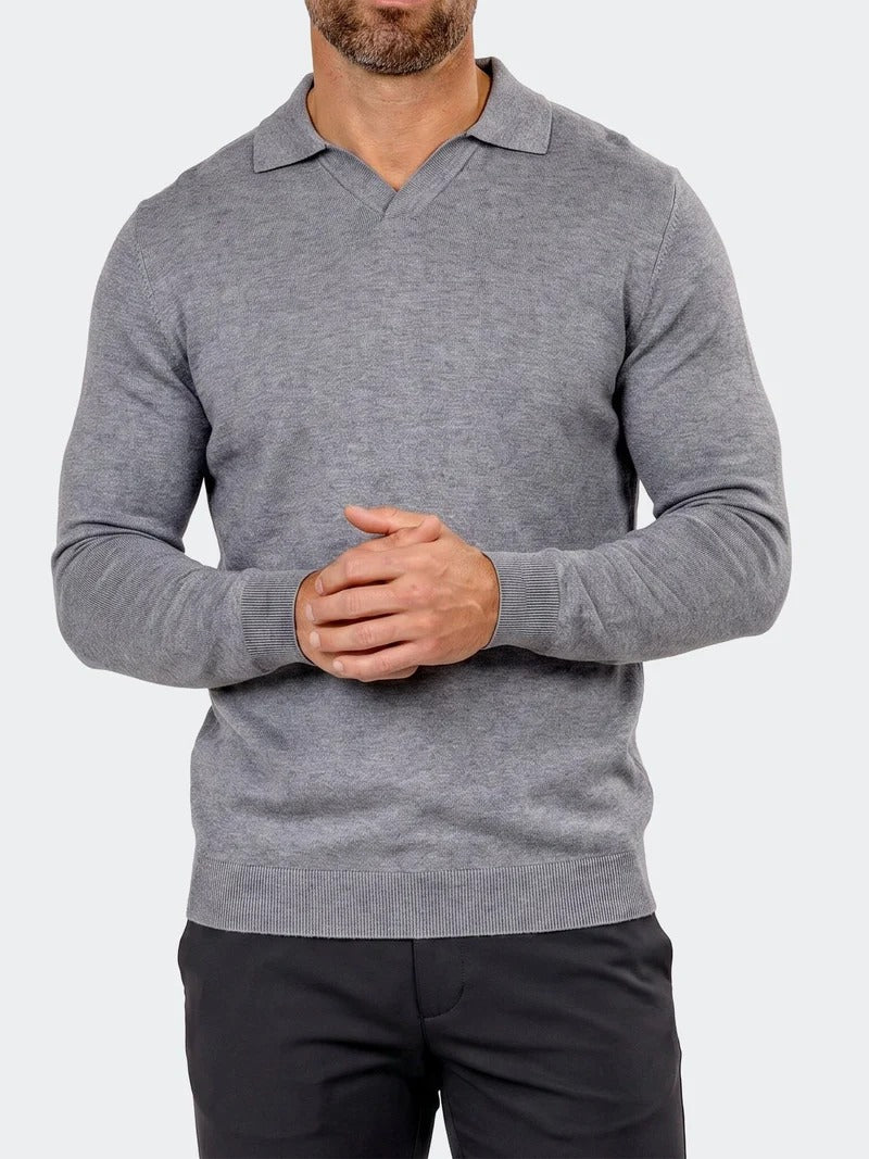 Maceoo Stretch Sweater | Sweater UnknownTwentyOne Grey