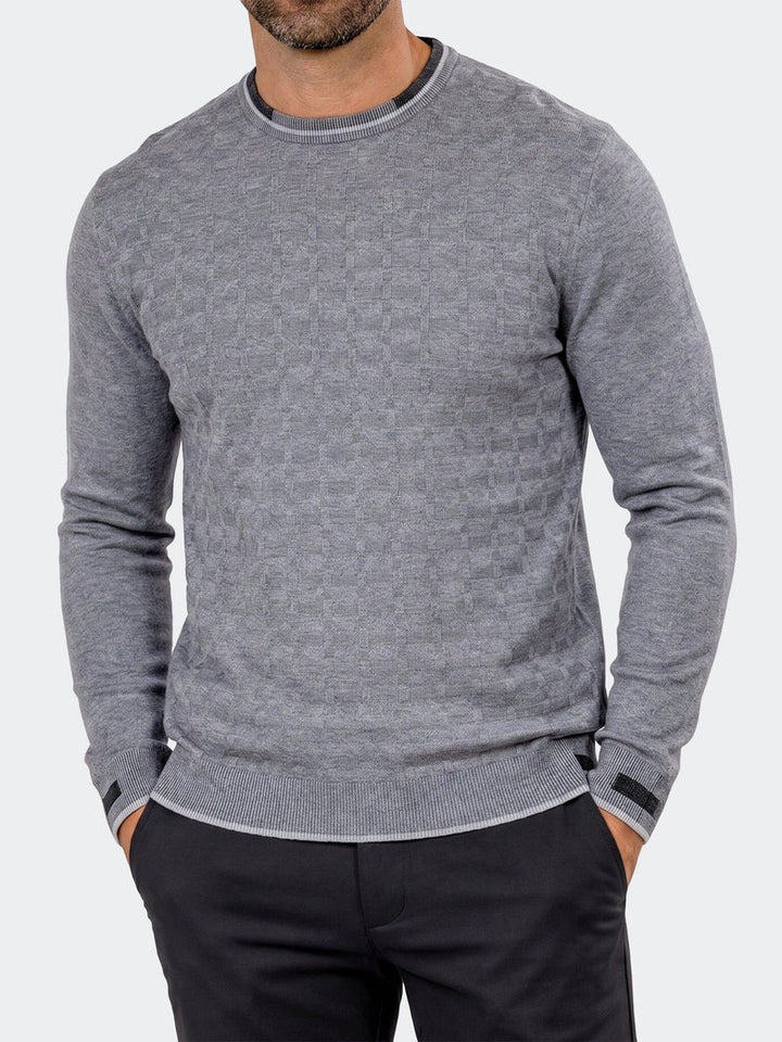 Maceoo Stretch Sweater | Sweater UnknownTwentyFour Grey