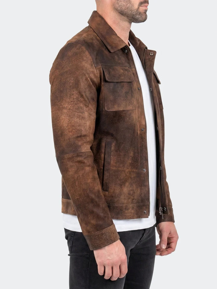 Maceoo Jacket | Jacket Leather UnknownThirtyNine Brown