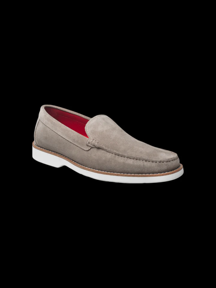 Au Noir Shoes | SUEDE LOAFER SHOE_DANDRIDGE GRAY