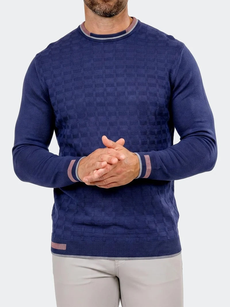 Maceoo Stretch Sweater | Sweater UnknownSixteen Blue