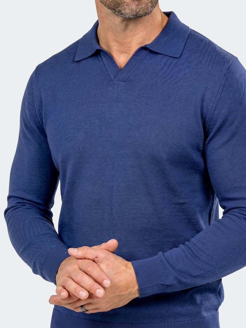 Maceoo Stretch Sweater | Sweater UnknownTwentyEight Blue