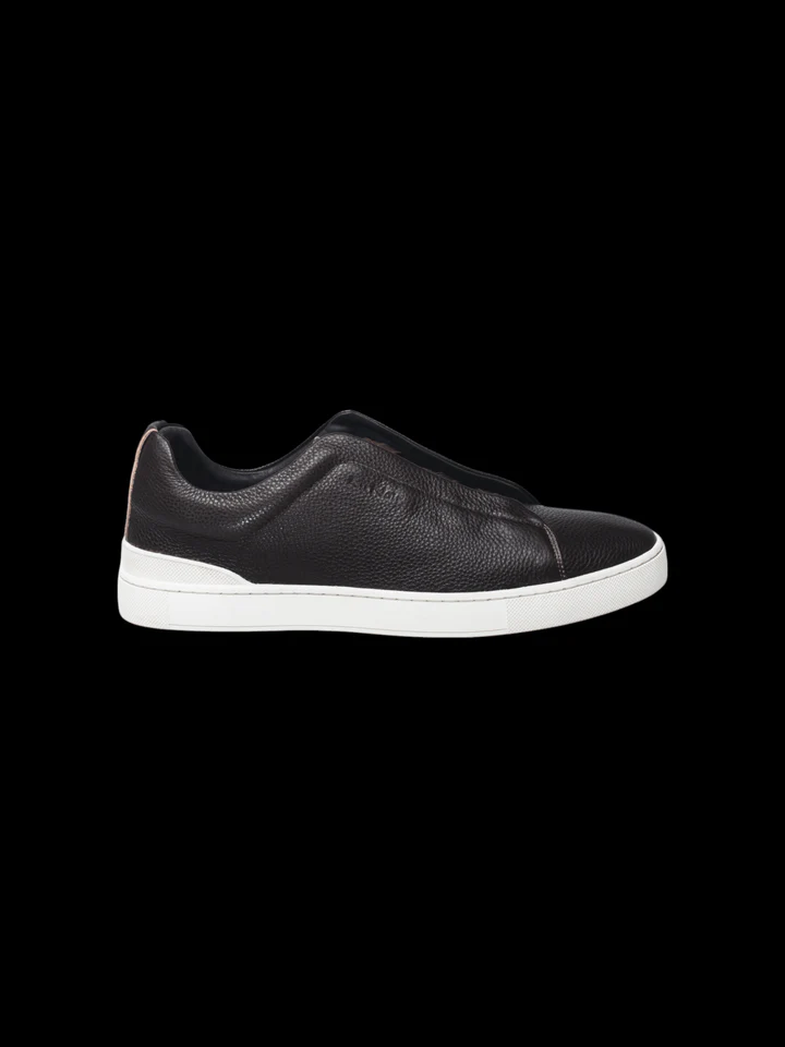 Au Noir Shoes | LEATHER SLIP-ON SHOES_HOLDEN BROWN