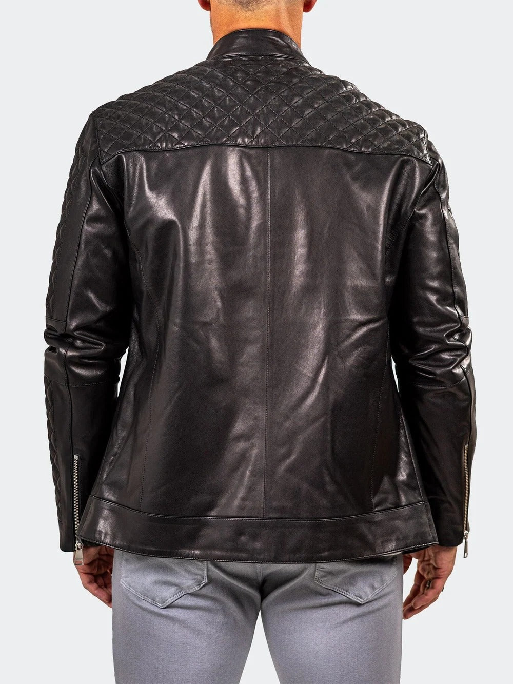 Maceoo Jacket | Leather Marthyr038 Black