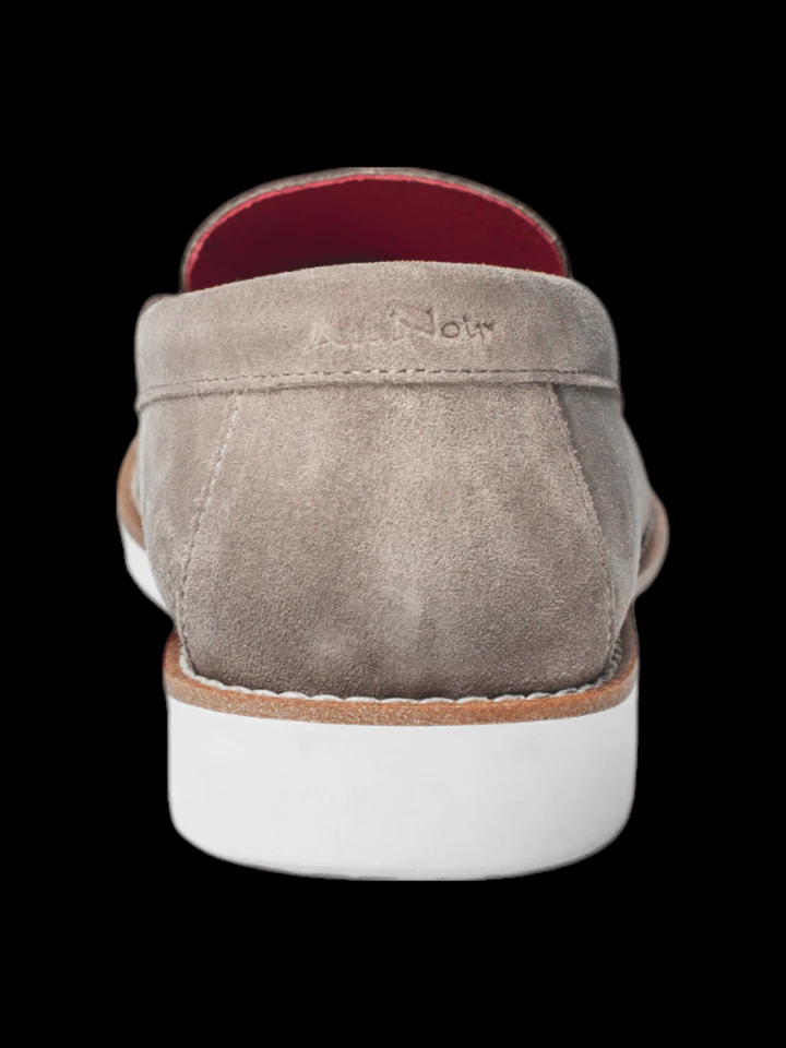 Au Noir Shoes | SUEDE LOAFER SHOE_DANDRIDGE GRAY