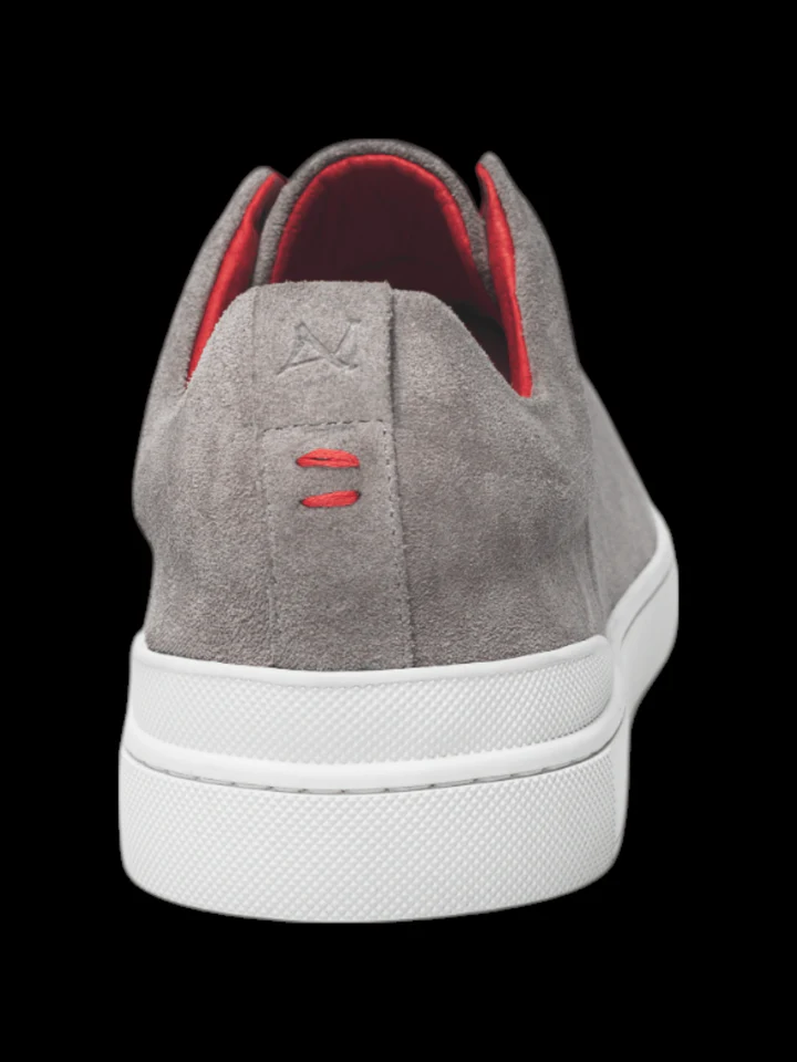 Au Noir Shoes | SUEDE SLIP-ON SHOE_CLIFT GRAY
