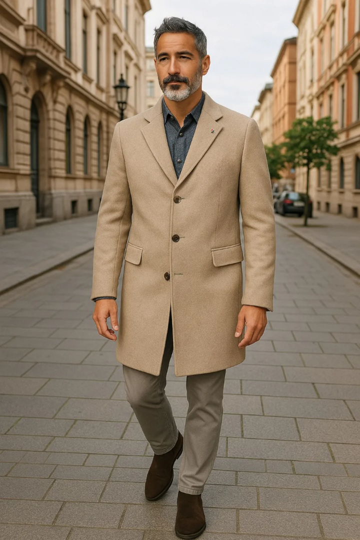 Au Noir Coat | Klamath Oatmeal