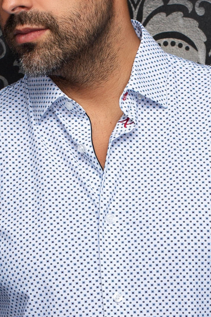 Au Noir Nylon Shirt | Nicolas Cube White