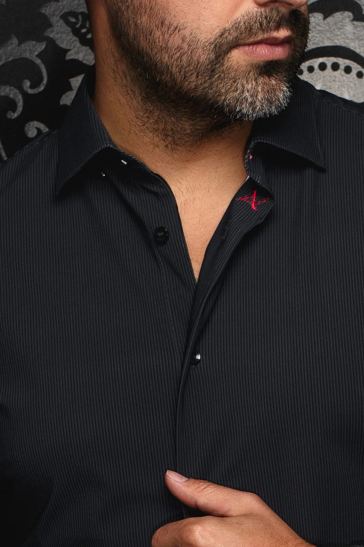 Au Noir Nylon Shirt | Nicolas STRP Black