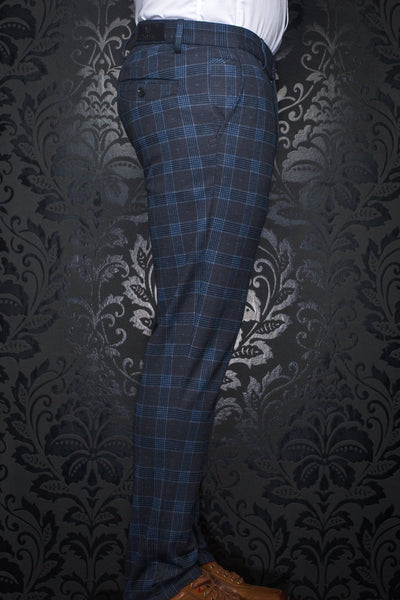 Au Noir Dressy Stretch Pant | Beretta Huston Navy - Men Fashion