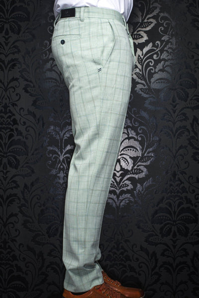 Au Noir Stretch Pant | Wesson Piccoli Green - Men Fashion