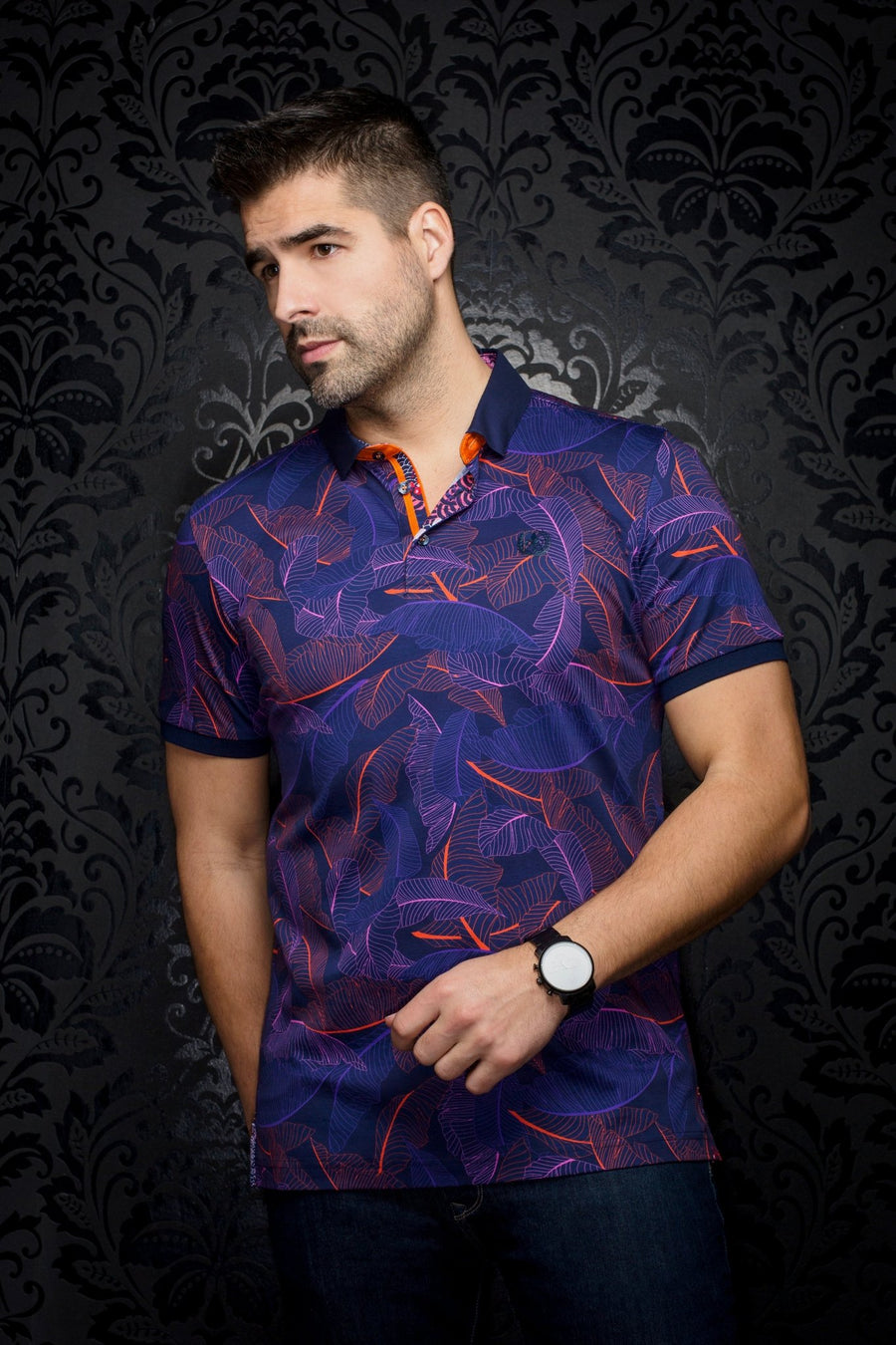 Donzi Purple [Size 4XL] - Men Fashion
