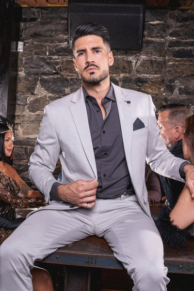 Au Noir Stretch Blazer | Ryan Stone - Men Fashion