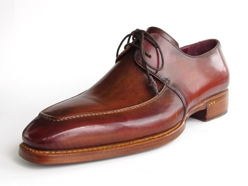 brown square toe dress shoes Paul Parkman Men's Wingtip Oxford Goodyear Welted Blue & (ID#81BLU57) Shoes Children Cetims Elegant One Shoulder Bruno Marc Men Oxfords Style:NB16C3790