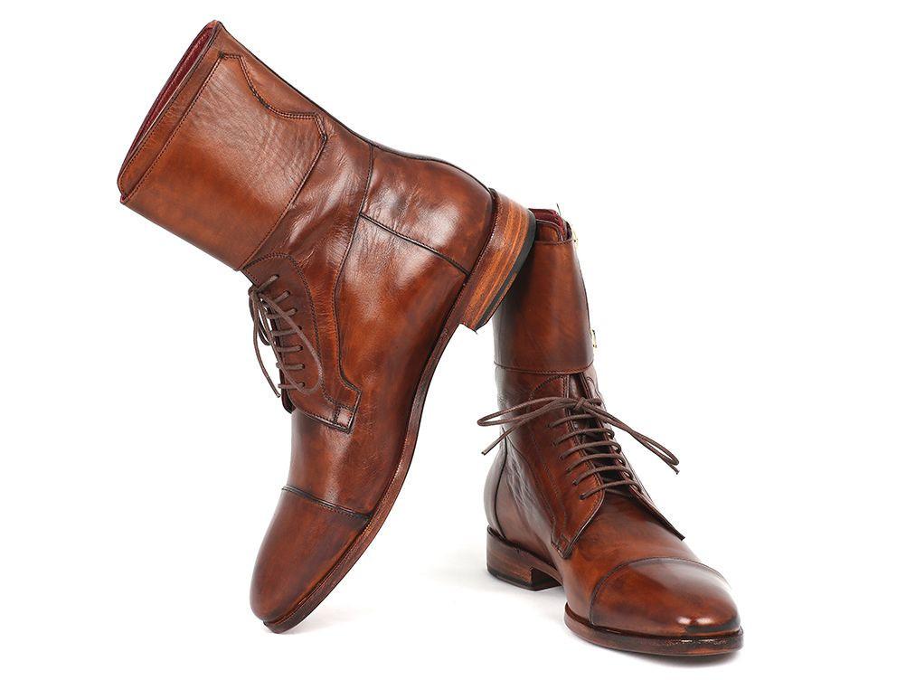 Paul Parkman Men\'s High Boots Brown Calfskin Paul Parkman Men main image 4
