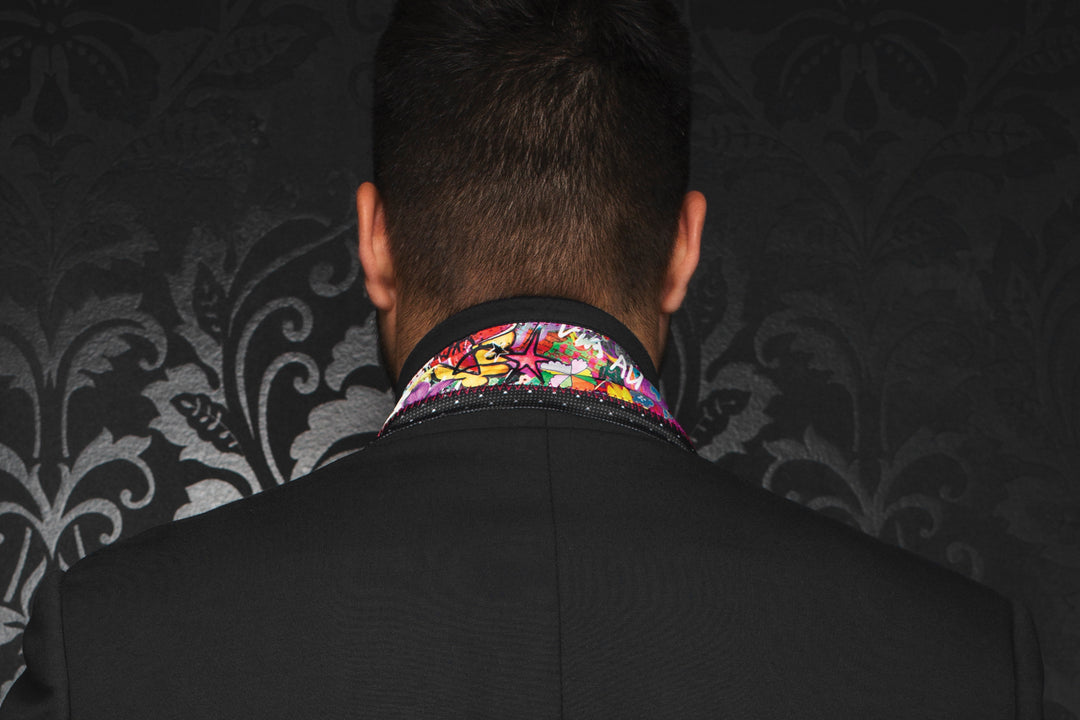 Au Noir Stretch Blazer | Bartolo Black