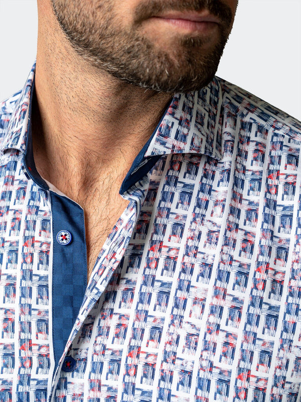 Maceoo Shirt | Einstein Spif Blue