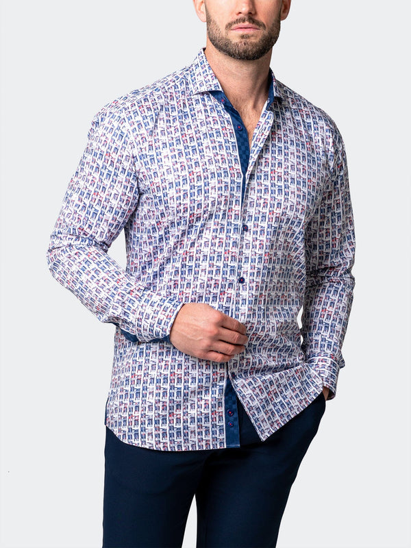 Maceoo Shirt | Einstein Spif Blue