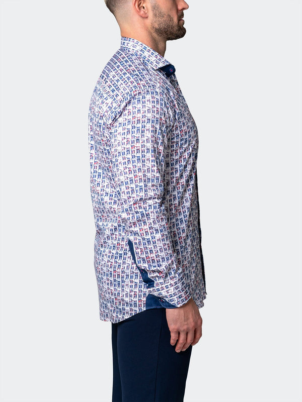 Maceoo Shirt | Einstein Spif Blue