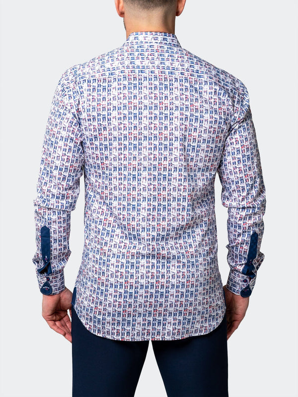 Maceoo Shirt | Einstein Spif Blue