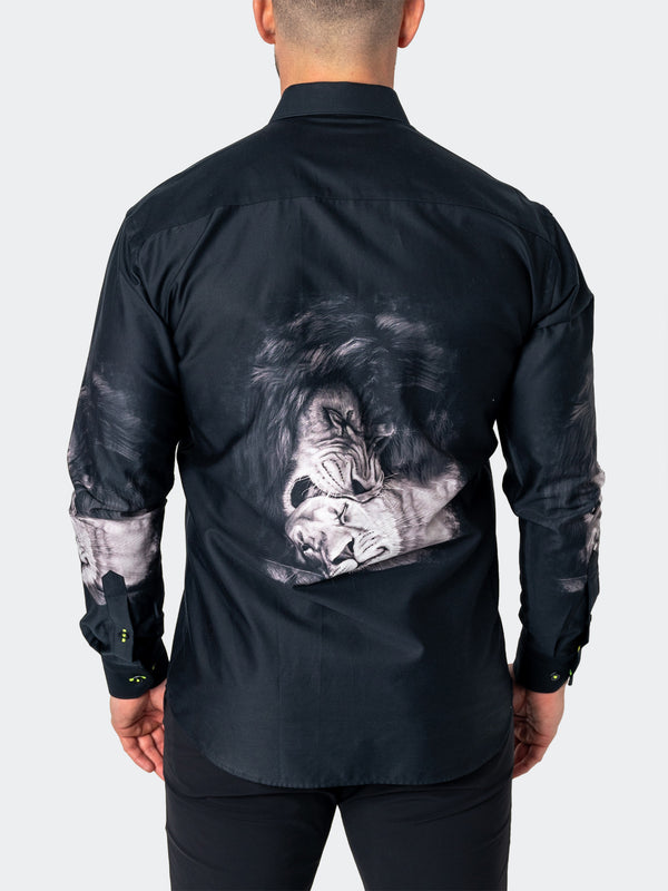 Maceoo Shirt | Fibonacci Lovelion Black