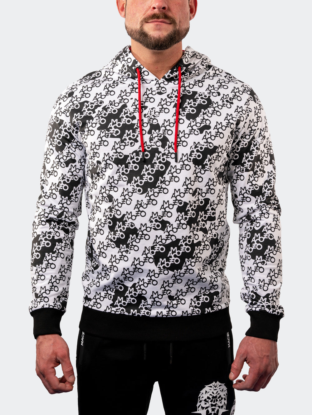 Maceoo Athleisure | Hoodie Cloud White - Men Fashion