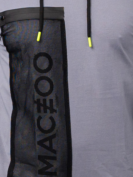 Maceoo Athleisure | Hoodie Net Grey