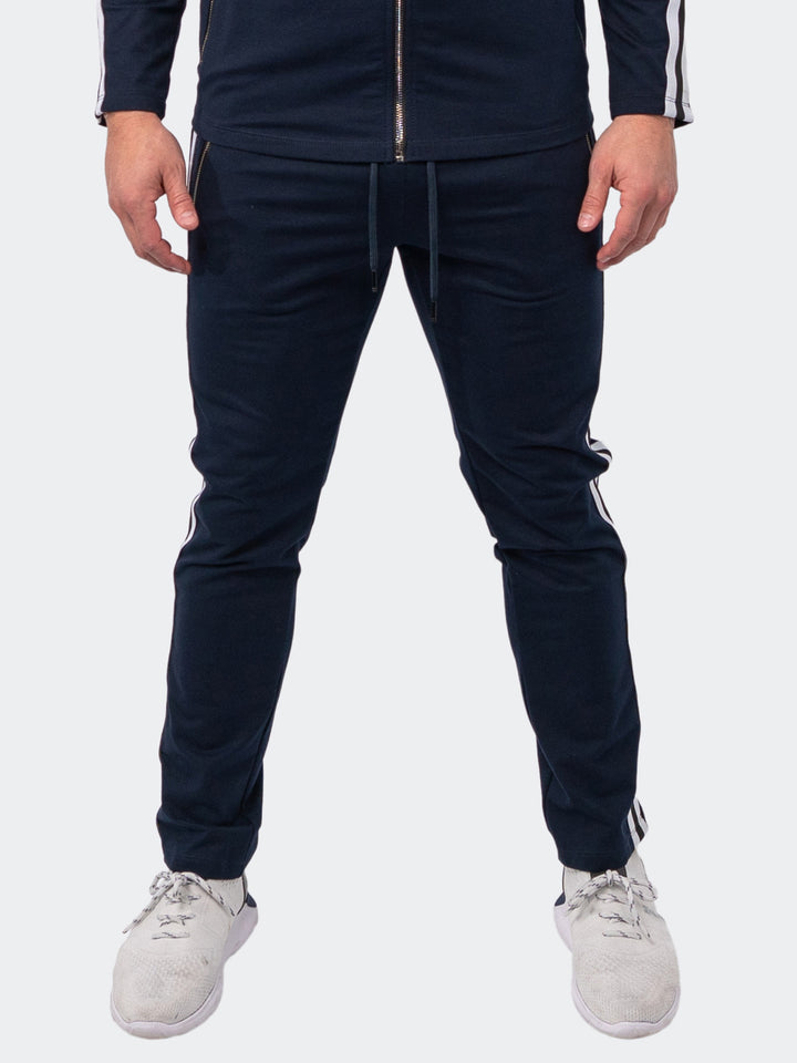 Maceoo Athleisure | Jogger Track Blue