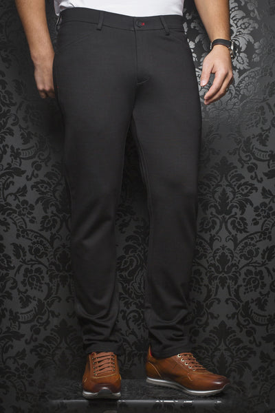 Men Fashion - Au Noir Dressy Stretch Pant - Magnum Black