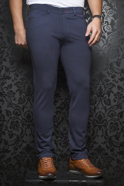 Men Fashion - Au Noir Dressy Stretch Pant - Magnum Midnight