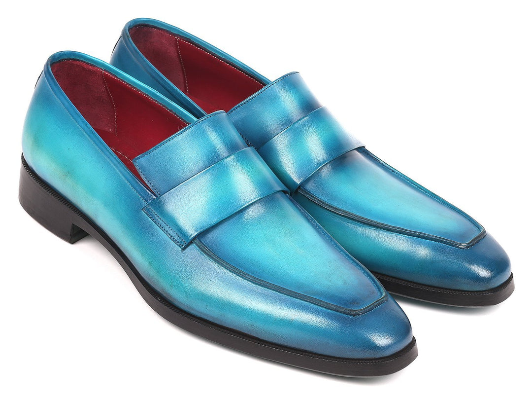 Paul Parkman Men's Loafers Turquoise (ID#093-TRQ) Men Fashion Paul Parkman Men's Loafers Turquoise (ID#093-TRQ) Men Fashion