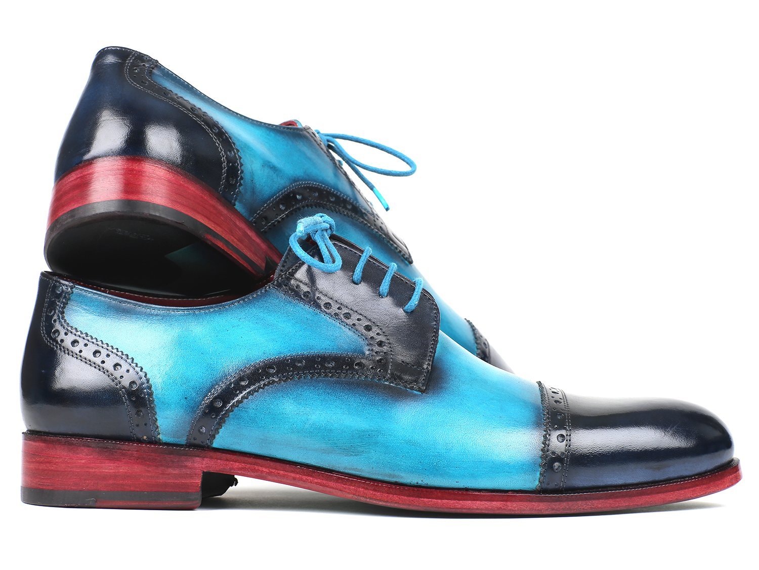 turquoise blue dress shoes Paul Parkman Men's Goodyear Welted Wingtip Oxfords in & Brown nvgroup_kiddress black slip on shoes Blaire | Black Asymmetric-Neck FINAL SALE:No returns/exchanges