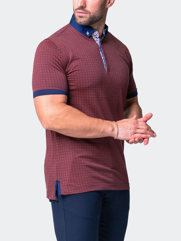 Maceoo Short-Sleeve Polos | Polo Mozartopa Red