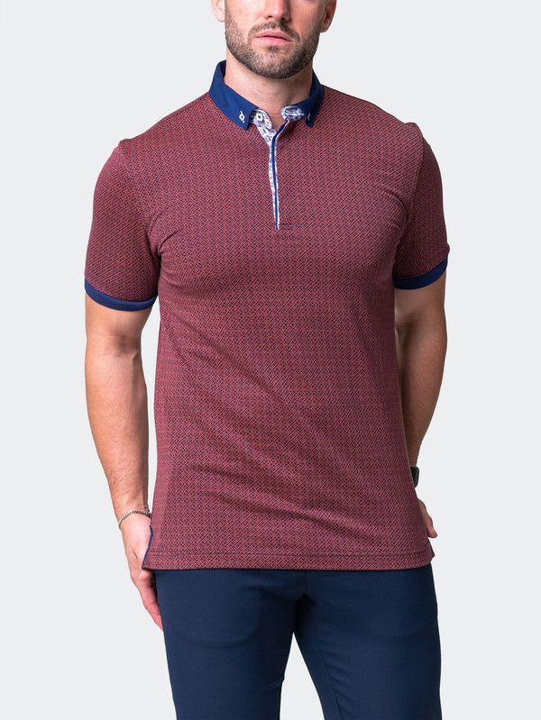 Maceoo Short-Sleeve Polos | Polo Mozartopa Red