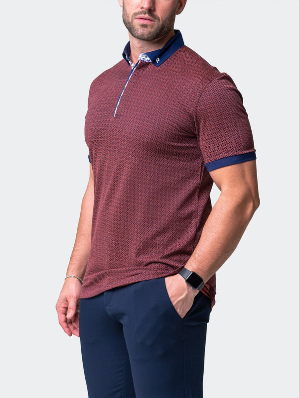 Maceoo Short-Sleeve Polos | Polo Mozartopa Red