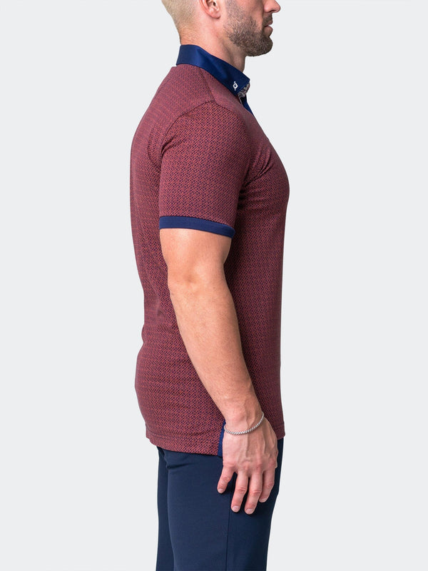 Maceoo Short-Sleeve Polos | Polo Mozartopa Red