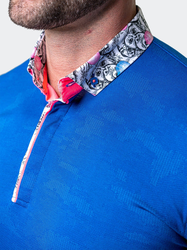Maceoo Short-Sleeve Polos | Polo Mozarttazo Blue