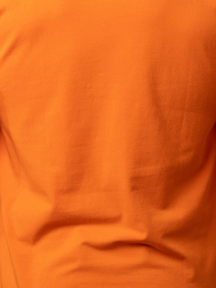 Maceoo Stretch Short-Sleeve Tshirts | V-Neck VivaldiCore Orange