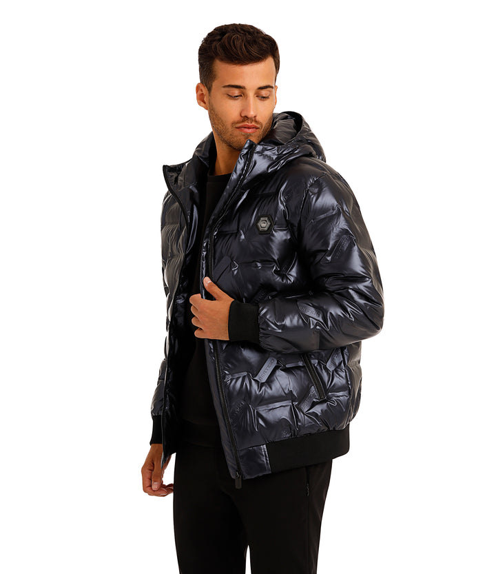 Bertigo Jacket | Wolf Navy Down Filled Coat