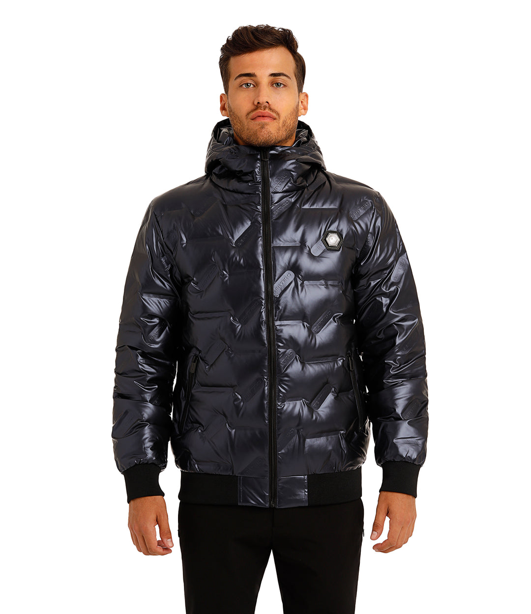 Bertigo Jacket | Wolf Navy Down Filled Coat
