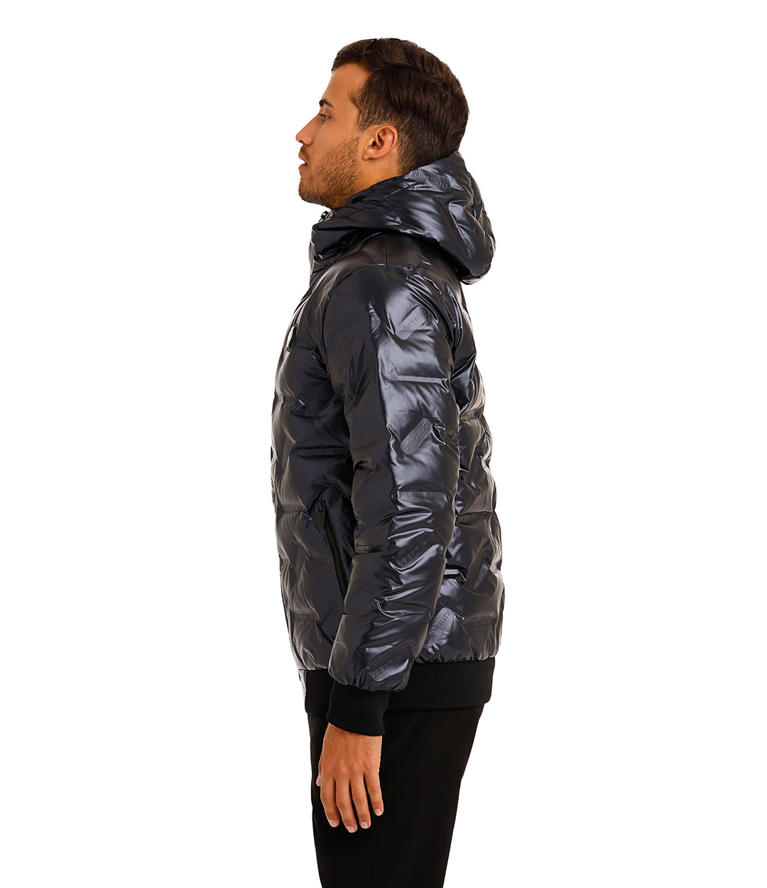 Bertigo Jacket | Wolf Navy Down Filled Coat