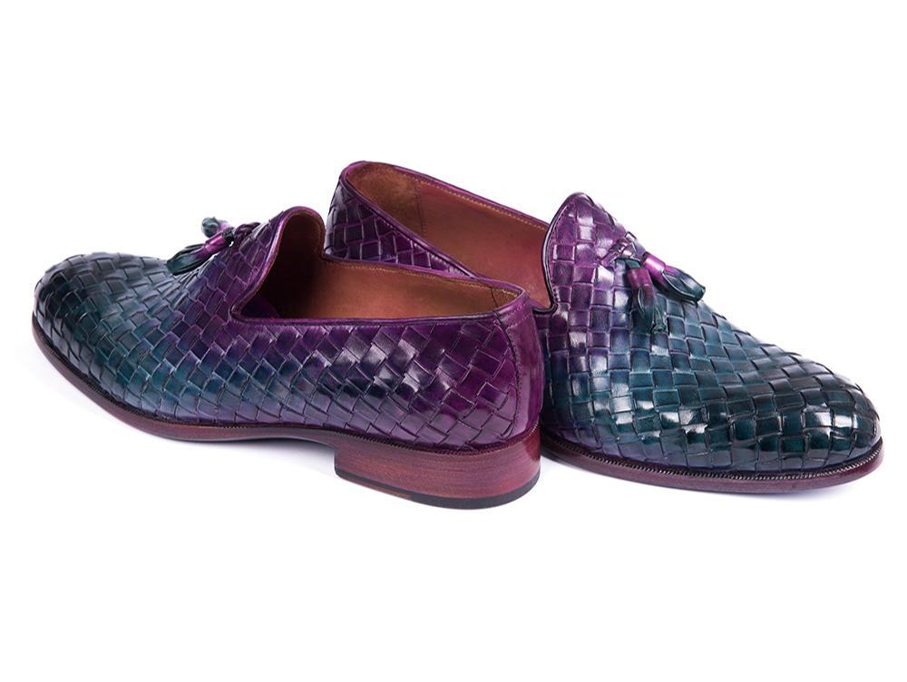 woven leather dress shoes men Paul Parkman Woven Leather Tassel Loafers Multicolor (ID#WVN88-MIX) – Men  Fashion